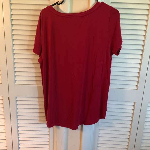 Torrid Size 1 Red soft knit shirt - Picture 3 of 5